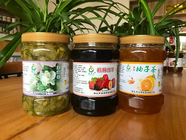 茉莉花花茶、桂圓紅棗花茶、柚子花茶